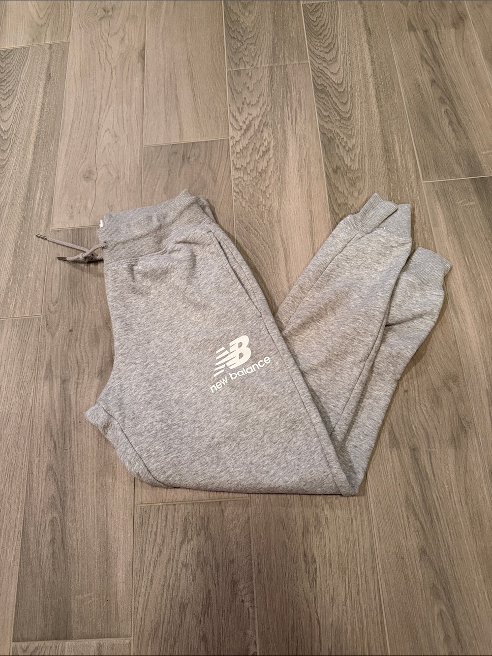 New Balance Men’s Grey Logo Joggers Size S